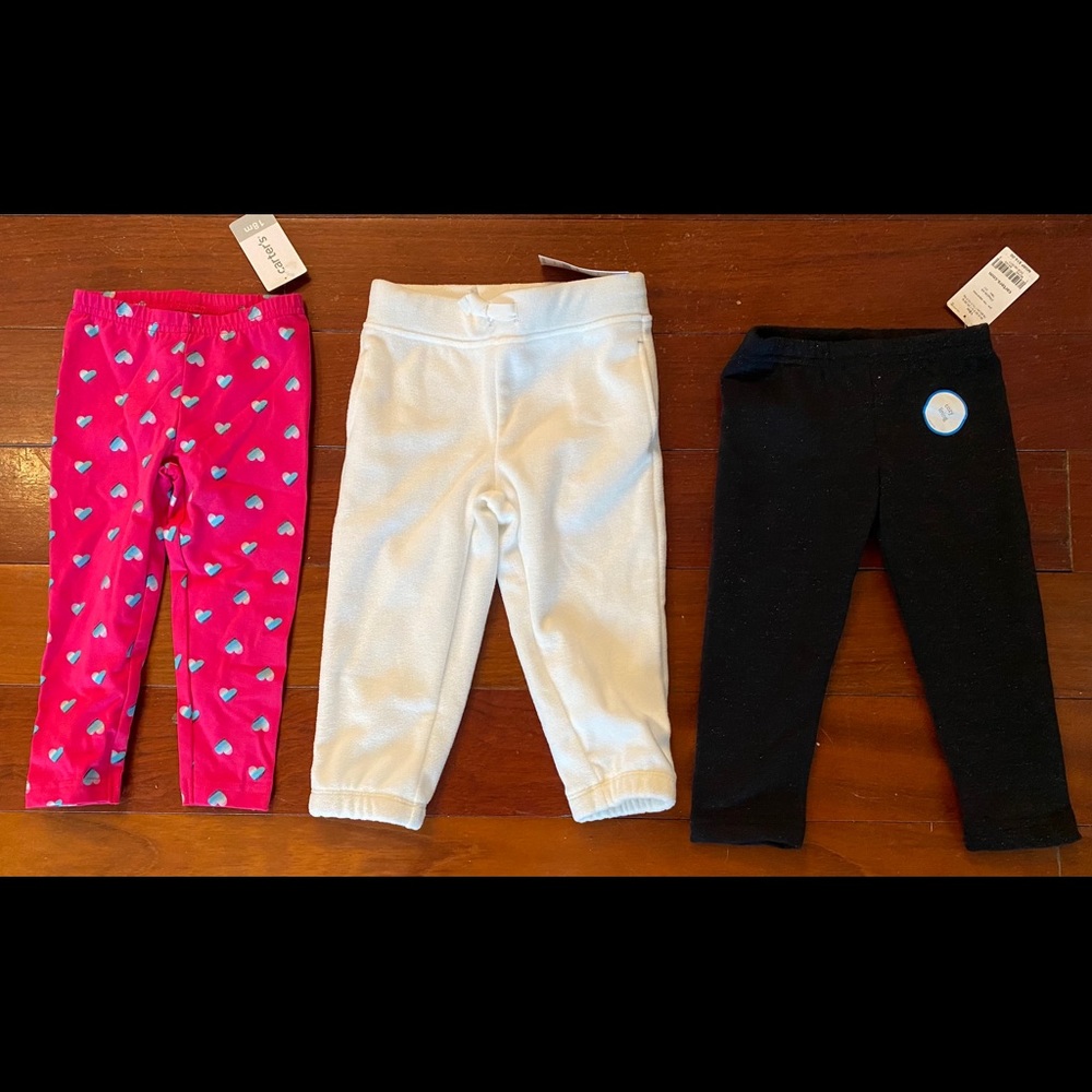 3 pairs of 18 month toddler leggings